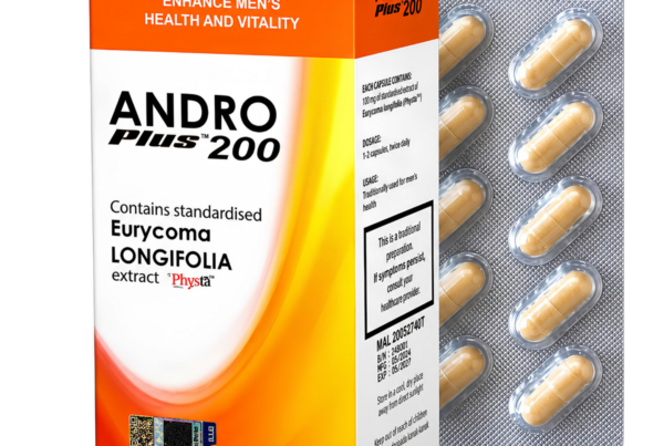 AndroPlus 200 Standardised Physta Tongkat Ali Extract Capsule by Essentiq Nutrascience